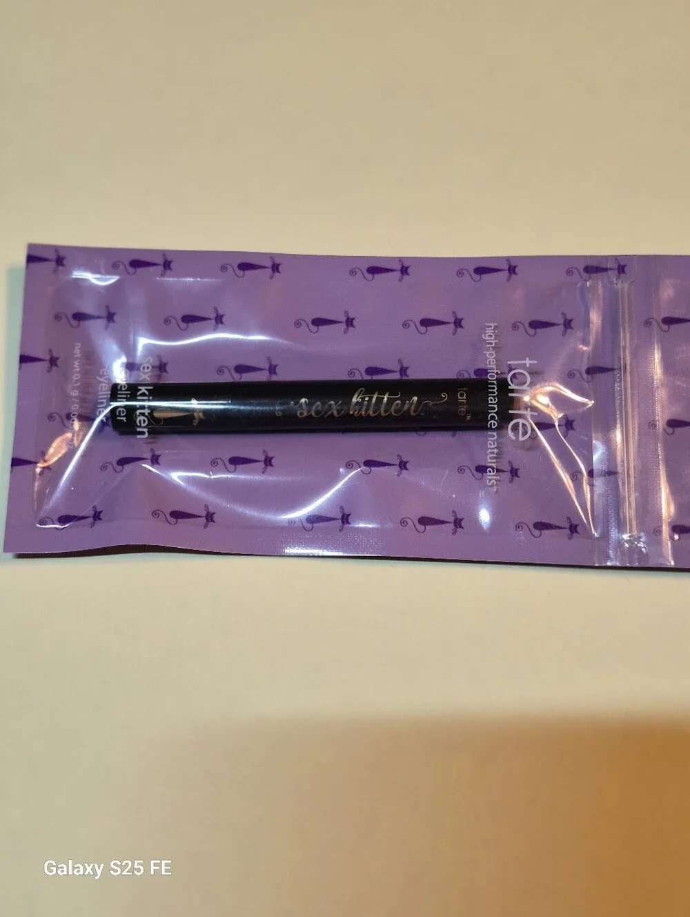 Tarte Sex Kitten Eyeliner: Black, .0035oz (Mini), NIB *See Note in Description